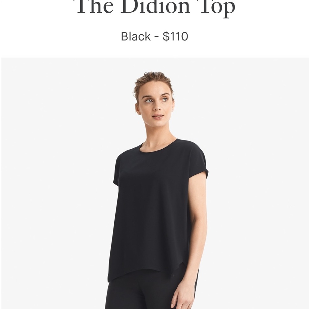 The Didion Top in black
